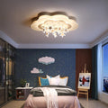 Lumendat Contemporary Nordic Star Decor Cloud Acrylic Shade LED Kids Flush Mount Ceiling Light For Bedroom Lumendat