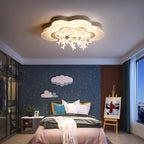 Lumendat Contemporary Nordic Star Decor Cloud Acrylic Shade LED Kids Flush Mount Ceiling Light For Bedroom Lumendat