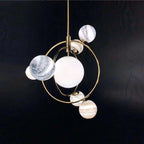 Lumendat Contemporary Creative Glass Balls 7-Light Chandelier For Bedroom Lumendat