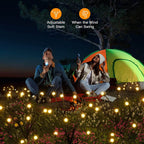 Modern Decorative Solar Firefly Waterproof ABS LED Lawn Insert Ground Outdoor Landscape Lighting Lumendat