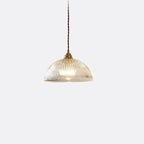 Modern Simple Clear Glass Dome Pot Lid 1-light Pendant Light Lumendat