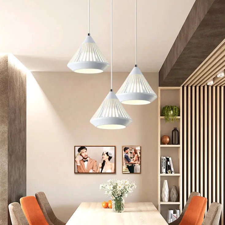 Modern Minimalist Iron Hollow Diamond Shape 1/3-light Island Light Chandelier modern luxury lighting fixture