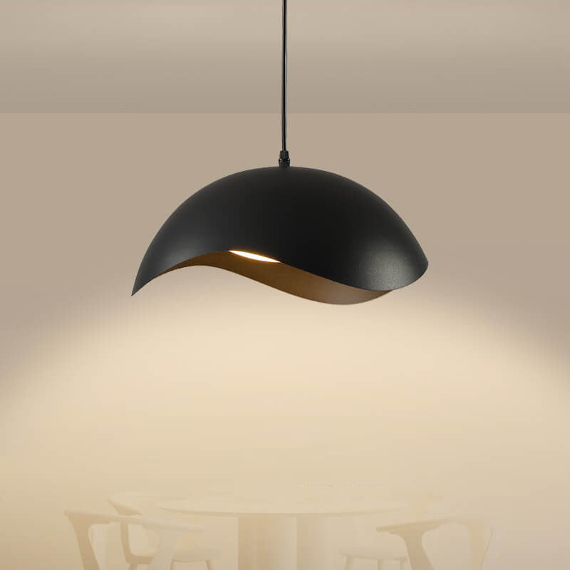 Nordic Minimalist Dome Wave Design LED Pendant Light BulbSquare