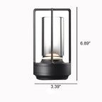 Nordic Vintage Aluminum Acrylic USB Rechargeable Night Light Table Lamp Lumendat