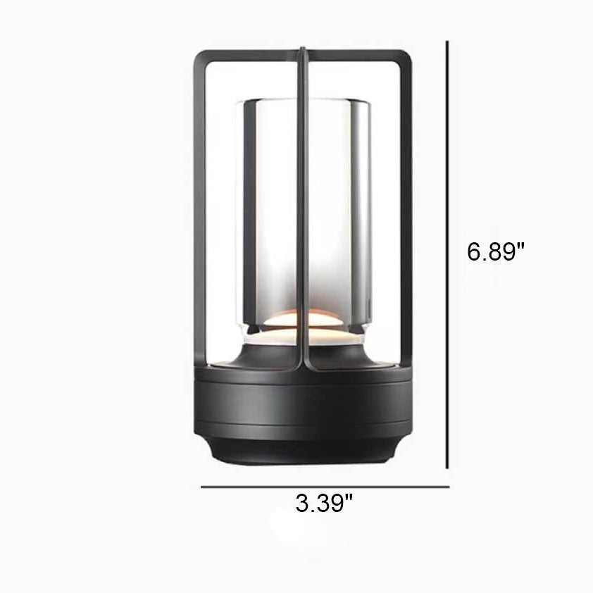 Nordic Vintage Aluminum Acrylic USB Rechargeable Night Light Table Lamp Lumendat