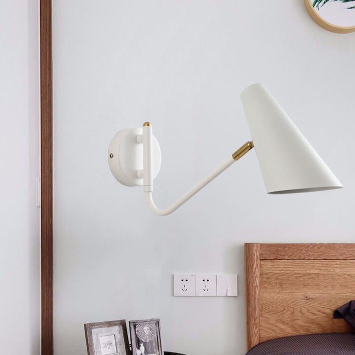 Nordic Creative Simple Rotating 1-Light Wall Sconce Lamp Lumendat