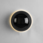 Modern Simplicity Meteorite Semicircle Metal LED Wall Sconce Lamp For Bedroom