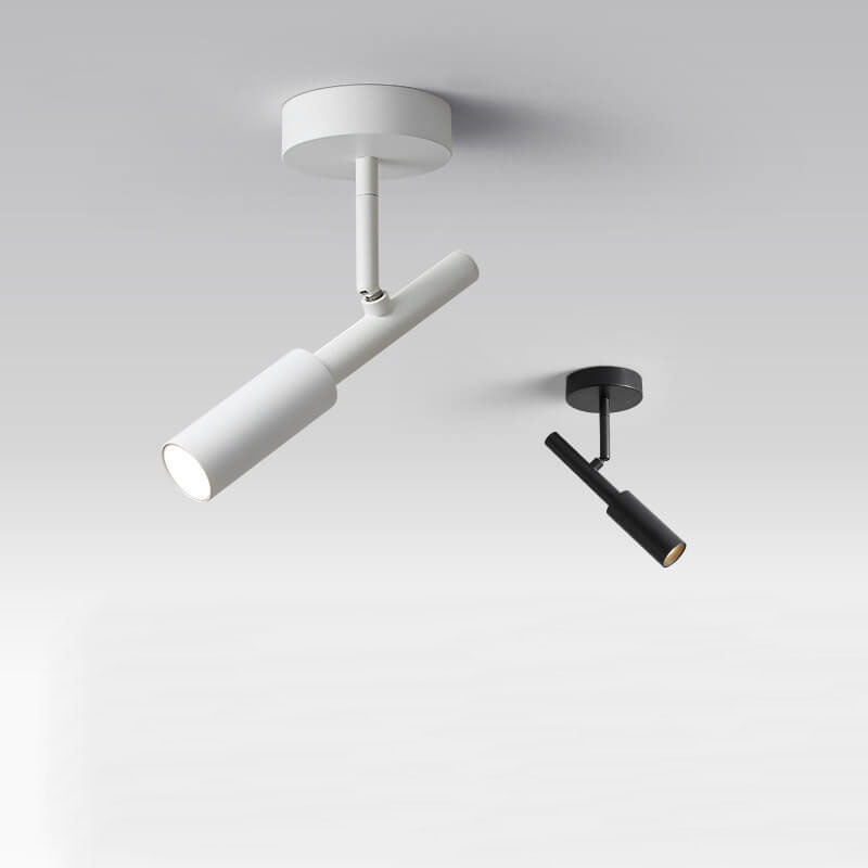 Minimalist Spotlight Rotatable LED Semi-Flush Mount Ceiling Light Lumendat