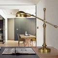 Simple Industrial Iron Eye Protection 1-Light Table Lamp Lumendat