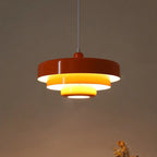 Nordic Vintage Multi-layered Round Metal 1-light Pendant Light Lumendat