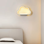 Lumendat Contemporary Simplicity Aluminum Cloud Frame Silicone Strip LED Kids Wall Sconce Lamp For Bedroom Lumendat