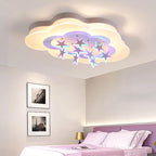 Lumendat Contemporary Nordic Star Decor Cloud Acrylic Shade LED Kids Flush Mount Ceiling Light For Bedroom Lumendat