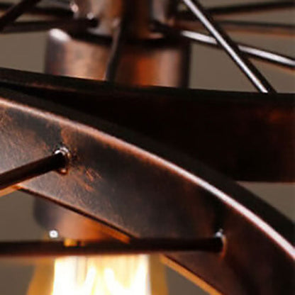 Industrial Creative Personality Wrought Iron Wheels 1/3/6-light Chandelier