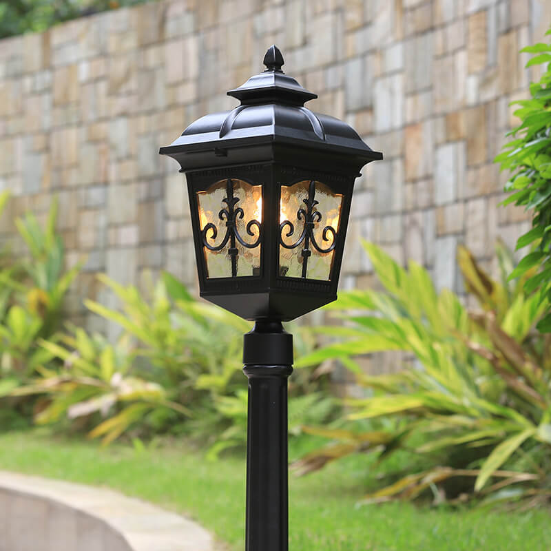 Industrial Waterproof Square Arrow Flower 1-Light Outdoor Lawn Landscape Light Lumendat