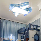Lumendat Creative Simplicity Airplane Acrylic LED Kids Flush Mount Ceiling Light Lumendat