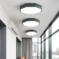 Nordic Macaron Diamond Geometry Iron Acrylic LED Flush Mount Ceiling Light BulbSquare