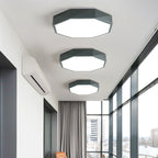 Nordic Macaron Diamond Geometry Iron Acrylic LED Flush Mount Ceiling Light BulbSquare