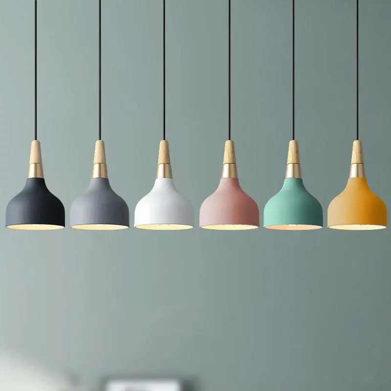 Creative Modern Macaron Disc Art 1-light Pendant Light Lumendat