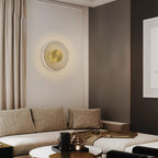 Industrial Full Copper Round Line Design LED Wall Sconce Lamp Lumendat