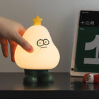 Lumendat Creative Cartoon Pear Silicone Timing LED Night Light Table Lamp Lumendat