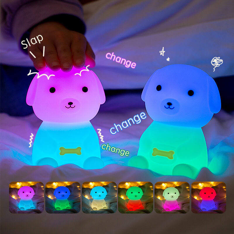 Lumendat Creative Silicone Puppy LED Night Light Table Lamp Lumendat