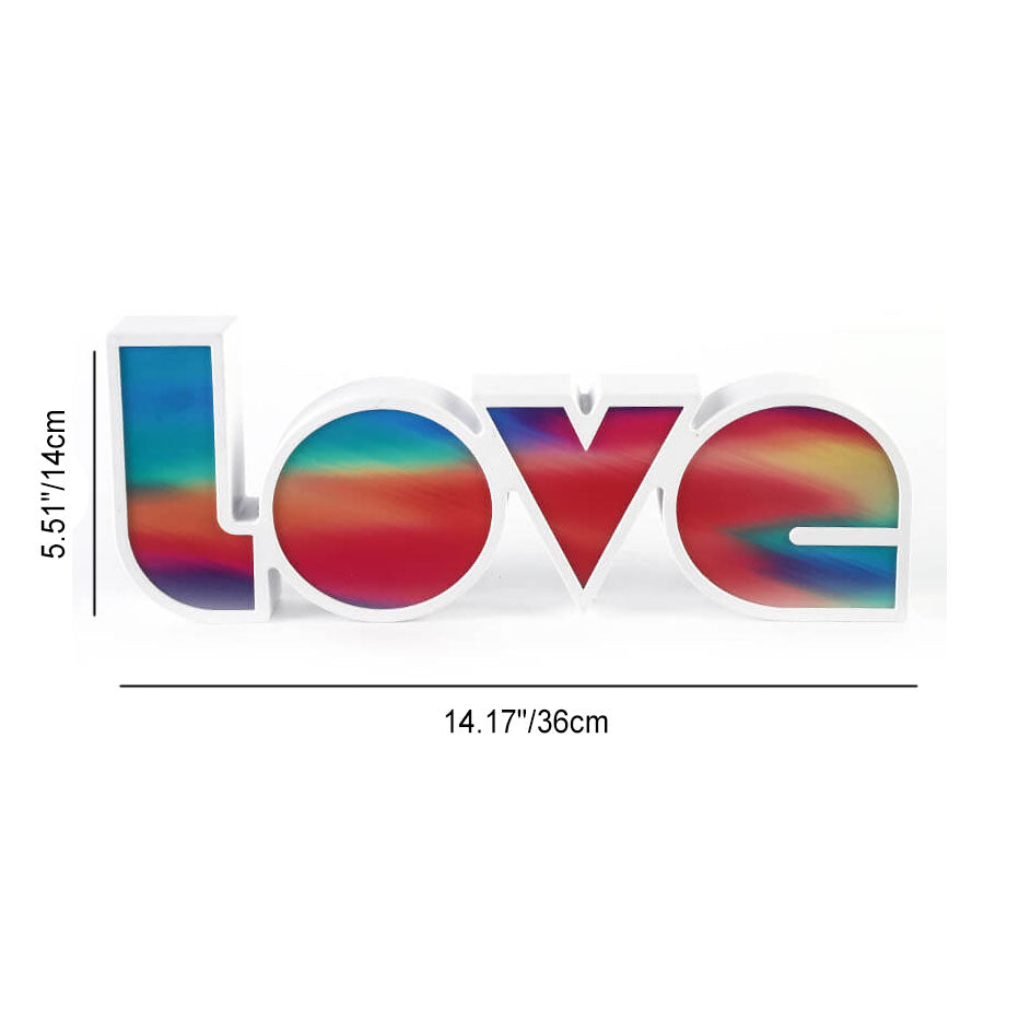 Creative LOVE Letters Wedding Valentines LED Decoration Night Light Table Lamp Lumendat