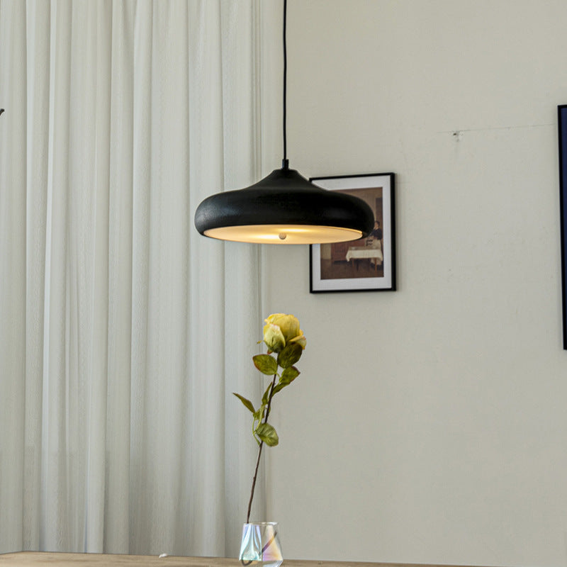 Contemporary Retro Iron Round Dome 2-light Pendant Light for Dining Room