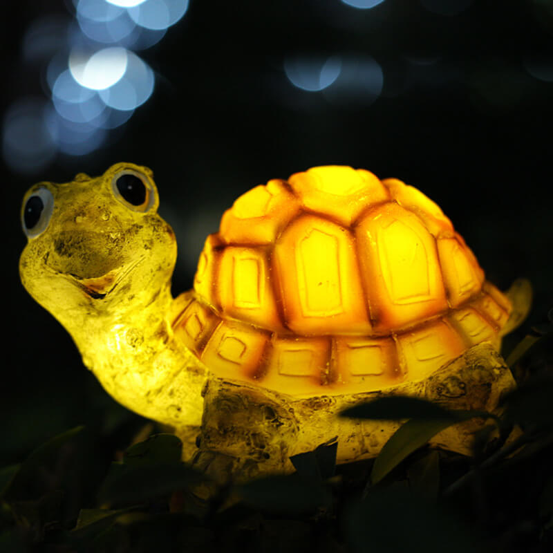 Resin Solar Creative Animal Shape Waterproof LED Garden Lawn Landscape Light Lumendat