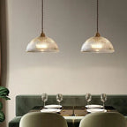 Modern Simple Clear Glass Dome Pot Lid 1-light Pendant Light modern luxury lighting fixture
