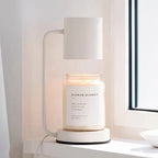 Contemporary Nordic Iron Cylinder Shade 1-Light Melting Wax Table Lamp For Study Lumendat