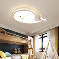 Lumendat Contemporary Creative Cartoon Whale Acrylic LED Kids Flush Mount Ceiling Light For Bedroom Lumendat