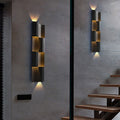 Contemporary Retro Waterproof Stainless Steel Rectangular LED Wall Sconce Lamp For Outdoor Patio