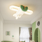 Lumendat Modern Simplicity Kids Iron PE Plane LED Flush Mount Ceiling Light For Bedroom Lumendat