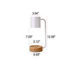 Japanese Minimalist Wood Timing Dimming 1-Light Melting Wax Table Lamp Lumendat