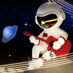 Modern Creative Flying Saucer Space Astronaut Children LED Chandelier Lumendat