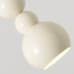 Creative Cream Style Iron Gourd Skewers 4/8-light Chandelier BulbSquare