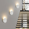 Minimalist Round 1-Light LED Indoor Outdoor Wall Sconce Lamp