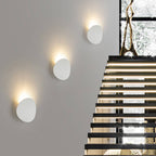 Minimalist Round 1-Light LED Indoor Outdoor Wall Sconce Lamp