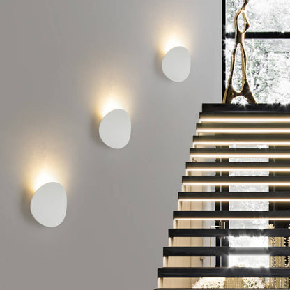 Minimalist Round 1-Light LED Indoor Outdoor Wall Sconce Lamp