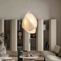 Contemporary Scandinavian Irregular Sail Fabric 3-light Pendant Light for Living Room BulbSquare
