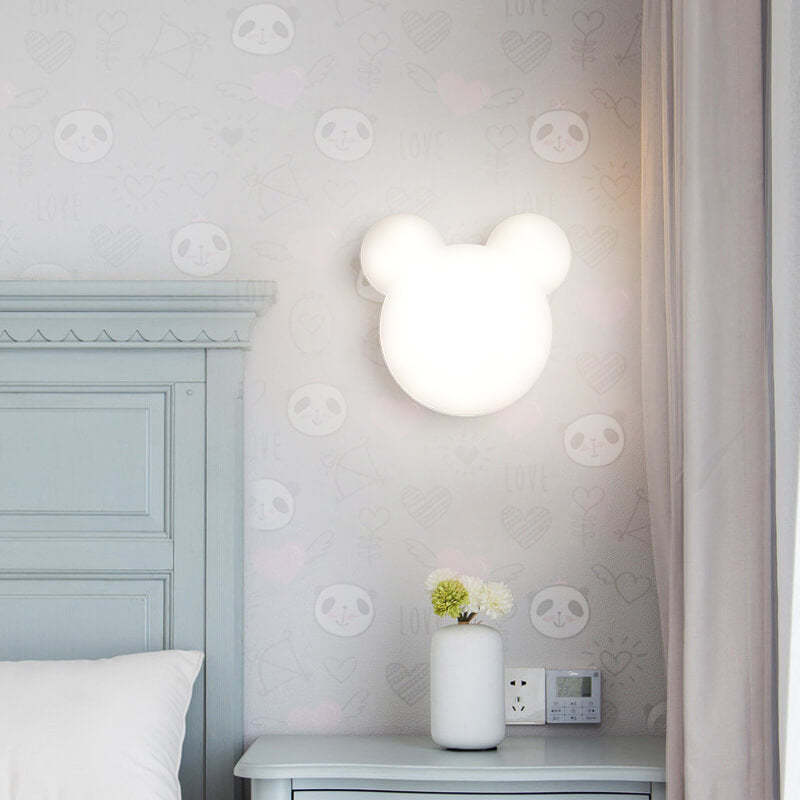 Lumendat Cartoon Minimalist Bear Shape LED Wall Sconce Lamp Lumendat