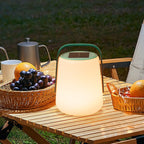 Modern Minimalist Solar Waterproof Leather PE Cylinder Striped Lantern Portable LED Landscape Lighting Outdoor Light For Outdoor Patio Lumendat