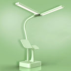 Lumendat Modern Folding Dual Lamp Plug-In Station Table Lamp Lumendat