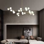 Modern Creative Magic Bean Branch Glass 12/18/24 Light Chandelier Lumendat