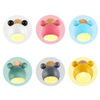 Lumendat Nordic Cartoon Bear Dome 1-Light Kids Wall Sconce Lamp Lumendat