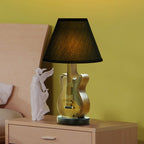 Lumendat Cartoon Creative Fabric Shade Guitar 1-Light Table Lamp Lumendat