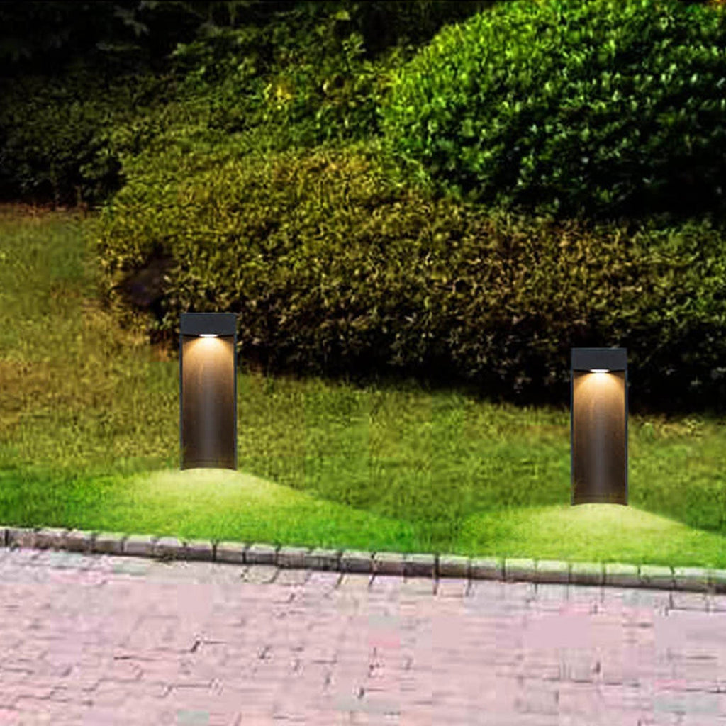 Simple Square Lawn Light Aluminum LED Outdoor Garden Path Lamp Lumendat