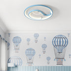Lumendat Contemporary Creative Bee Elephant Star Kids Hardware Acrylic LED Flush Mount Ceiling Light For Bedroom Lumendat