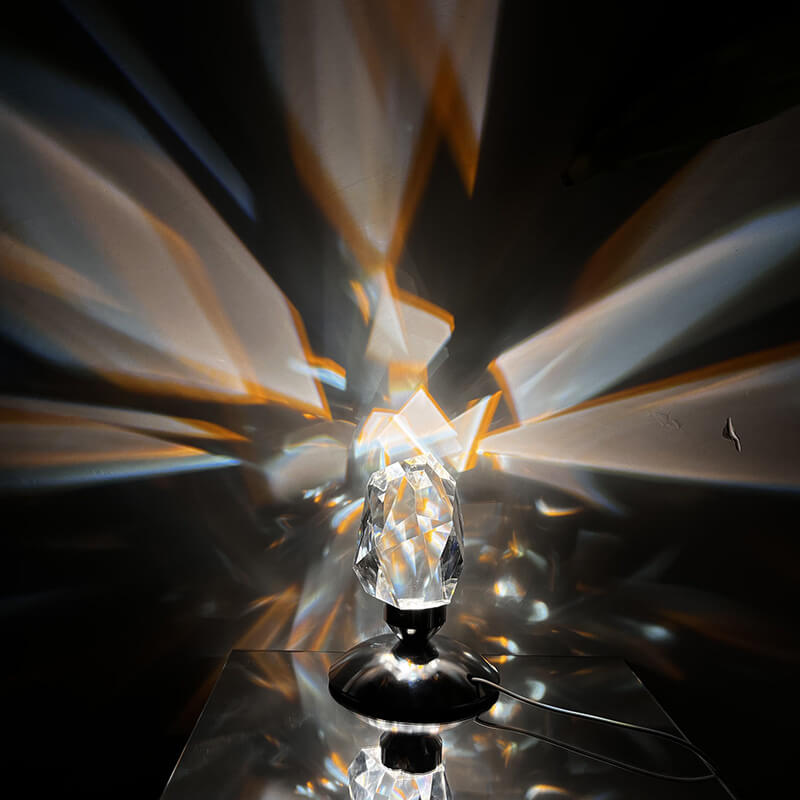 Diamond Crystal Luxury Ambient LED Night Light Table Lamp Lumendat