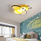Lumendat Cartoon Creative Bees Acrylic Iron LED Flush Mount Ceiling Light Lumendat